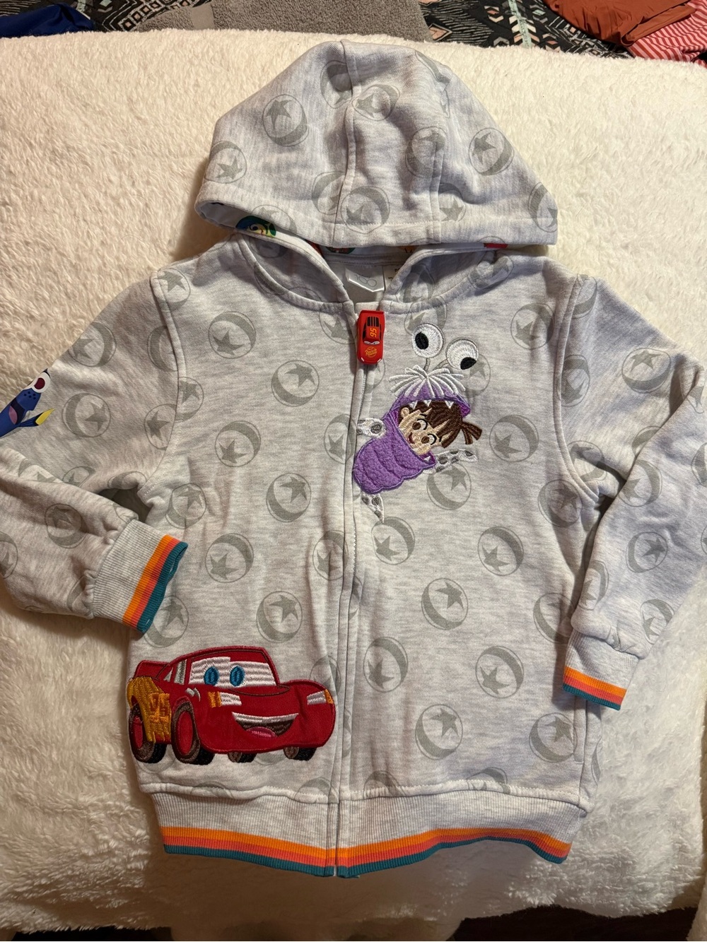 Disney 100 Pixar Zip Up Hoodie